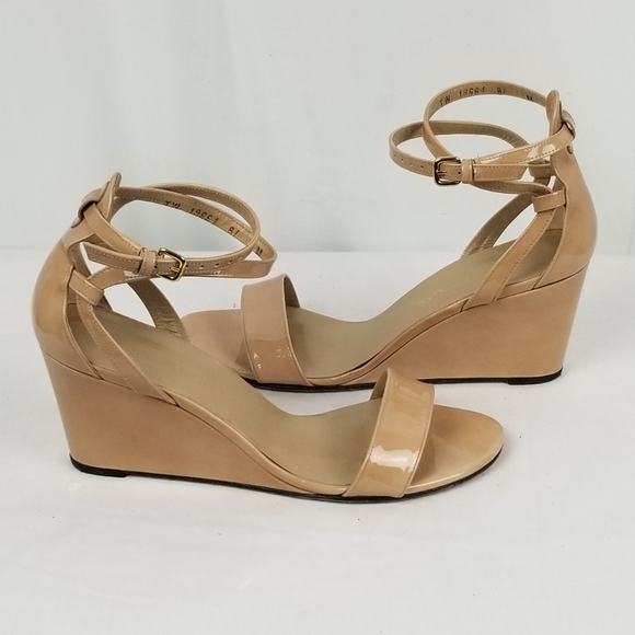 Stuart Weitzman Strappy Sandals Wedge size 8.5 M - Picture 3 of 10